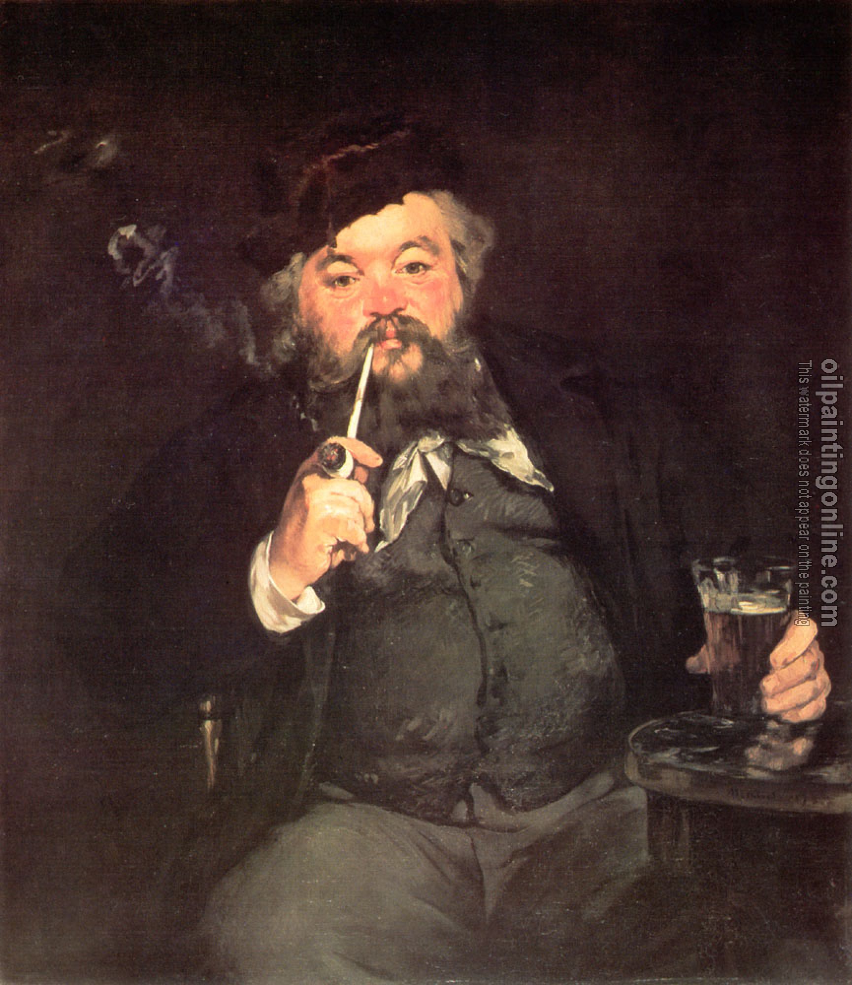 Manet, Edouard - Le Bon Bock(A Good Glass of Beer. , Study of Emile Bellot)